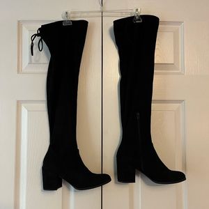 Knee High Suede Boots